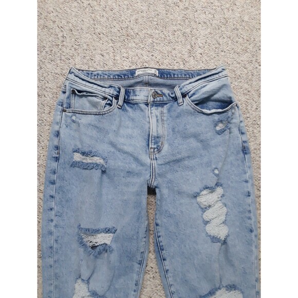 Abercrombie & Fitch 90s Y2K The Boyfriend Mid-Rise Vintage Distressed 32 - Picture 2 of 7